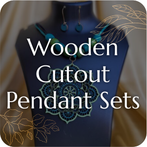 Wooden Cutout Pendant sets images