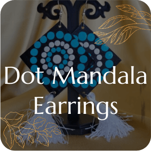 Dot Mandala earrings images